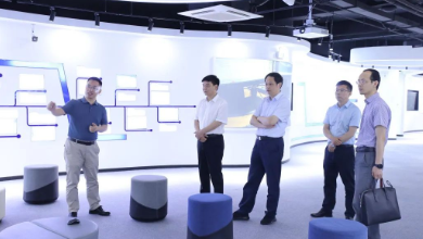浙江省委人才辦專(zhuān)職副主任、省委組織部人才辦主任張旭明一行蒞臨健培科技考察調研