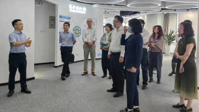 上海市僑聯(lián)黨組成員、副主席兼秘書(shū)長(cháng)陶勇一行蒞臨健培科技考察調研